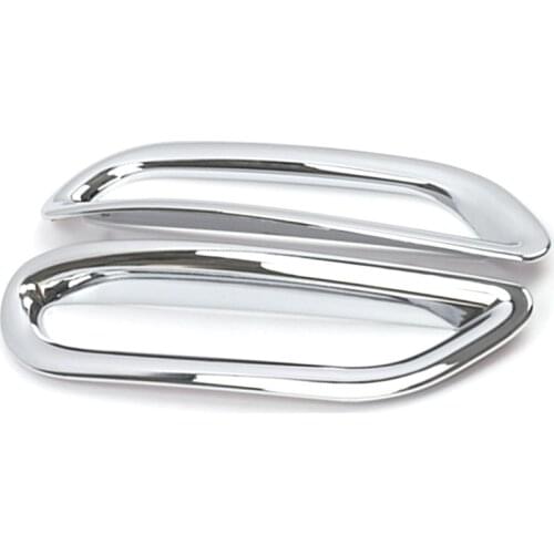 For Nissan Qashqai J11 2016 2017 2018 2019 Rear Fog Light Bumper Reflector Overlay Cover Trim Sticker Car Accessories Styling