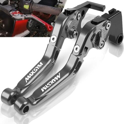 FOR SYM MAXSYM 600i MAX600 all years Motorcycle handbrake Folding Extendable Moto Adjustable Clutch Brake Levers MAXSYM 600