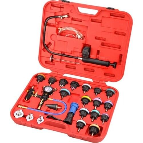 Radiator pressure tester & Vacuum-type cooling system kit 28 pcs auto repair tools