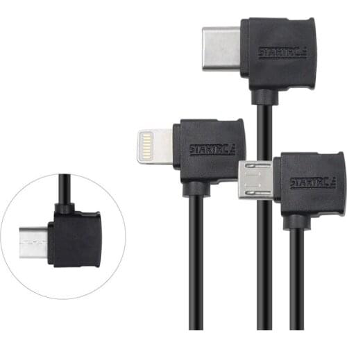 Data Cable Line 100cm Extension Type-C to Type-C Micro Lightning Cables for DJI Osmo Pocket 2 Handheld Gimbal Camera Accessoires