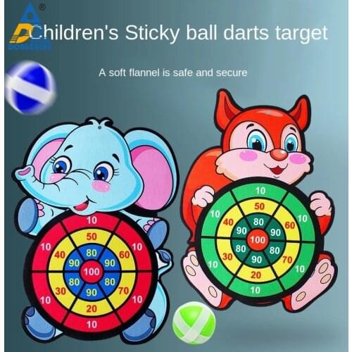 DT TOY Sticky Ball Dartboard Creative Throw Party outdoor Sports indoor Cloth toys Educational Board for kids Basketball