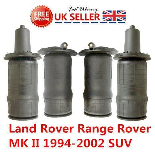 AP03 4 pieces Front & Rear Air Suspension Spring Bag kit REB101740 RKB101460 RKB101460E For RANGE ROVER P38 II MK2 2 left right
