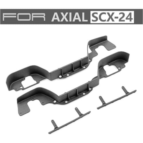 Tire Cover Inner Liner Wheel Fender Liner + Side Pedal Treadle for 1/24 Axial SCX24 RC Car Vehicle Parts Accessories