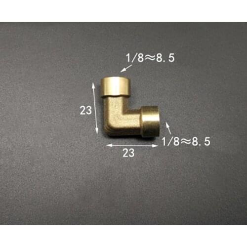 Brass 90 Degree Elbow DN6 1/8" BSP Female Pipe Fitting Adapter Coupling Connector Coupling