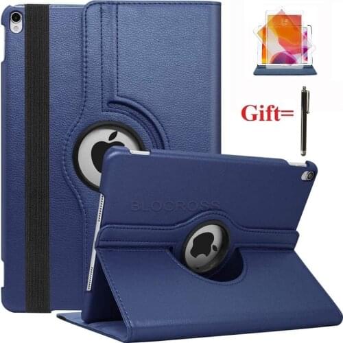 New Case for iPad 2017 9.7 iPad Air 2 Pu Leather Case 360 Degree Rotating Stand Smart Cover with Auto Sleep Wake for 5th 6th Gen
