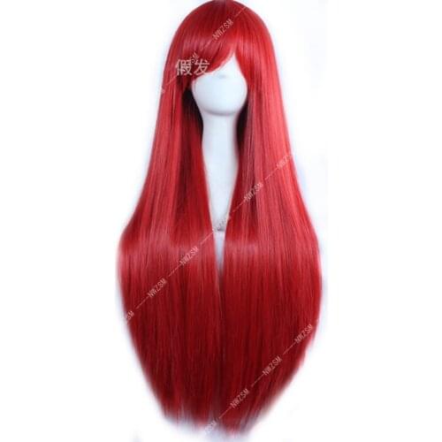 Anime Shakugan No Shana/ Erza Scarlet/ Musujime Awaki/ Emilia Justina Cosplay Wig Peruca Universal Costume Play Wigs