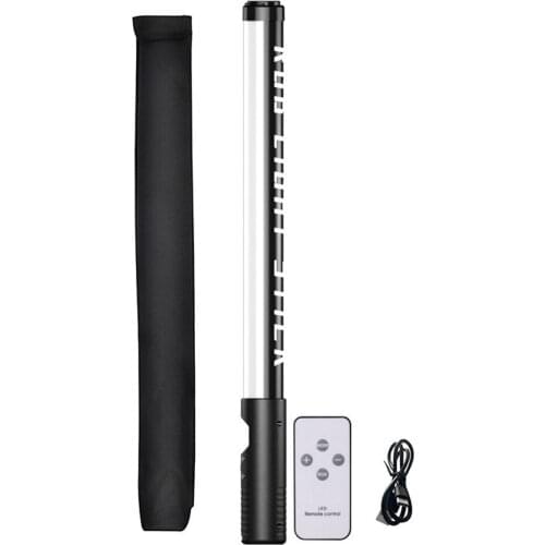 Handheld 20W 3000K LED Flash Light Stick Mutiple Modes Speedlight Photographic Lighting RGB Colorful LED Stick Fill Light