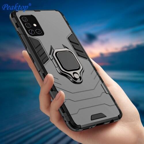 Peaktop Shockproof Case For Samsung Galaxy A71 A51 5G A70E M11 A01 Magnetic Back Phone Cover for Samsung A11 A31 A41 M31 A21S
