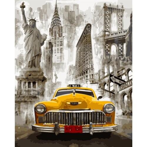 Rythm Love 40x50cm Diy Oil Painting By Numbers Animal Picture By Numbers On Canvas Flower Home Decor Unique Gift