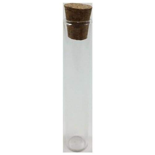 Modern Tube Shaped 10Adet Cork Stoppered Glass Bottle vase jarrón ваза vaso مزهرية
