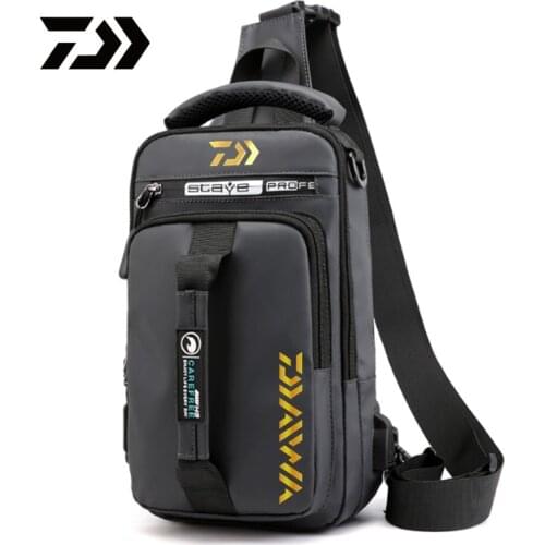 New Hiking Fishing Bag Daiwa Men Women Single Shoulder Fishing Bags Waterproof Leisure Multi Function Backpacks Fishing Gear Kit