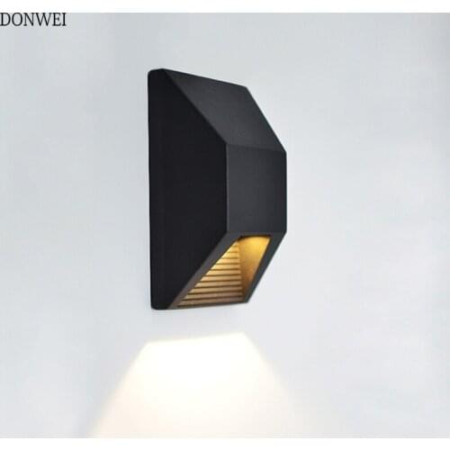 3W LED Aluminum Wall Lamp Porch Light Wall Sconce Modern Outdoor Waterproof Garden Balcony Terrace Wall lighting AC85-265V