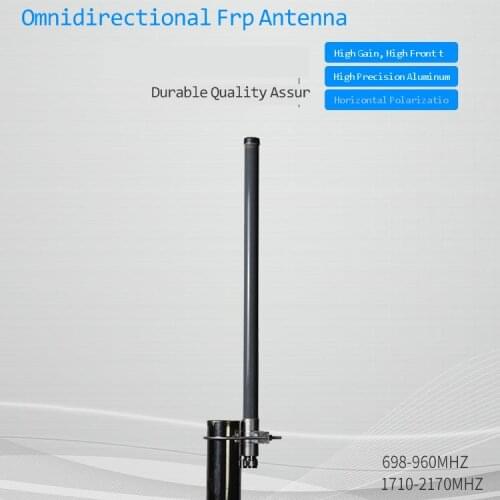 698-2170mhz 7dbi omnidirectional glass WLAN communication antenna dual band LTE wireless WiFi signal antenna