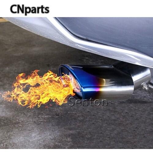 1pcs Automobiles Stainless steel Car Exhaust Pipe Muffler Tip Covers For HONDA CRV CR-V Accessories 2012 2013 2014 2015