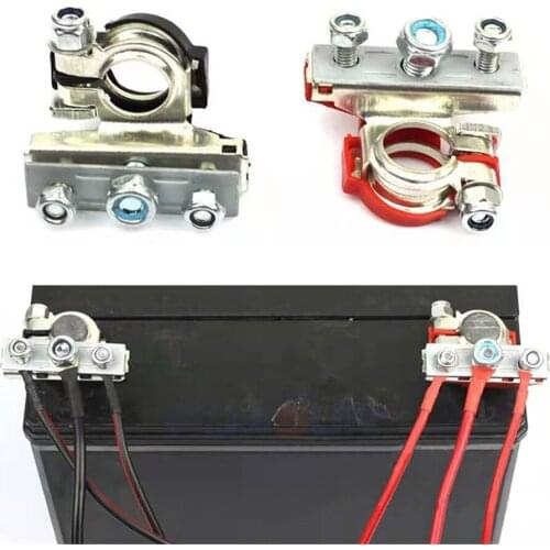 2pcs Pure Copper Battery Column Connector Replacement Battery Terminal Clamp for IVECO Battery Pile Parts