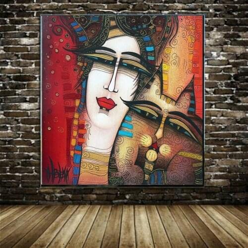New DIY diamond embroidery 5d diamond painting abstract woman, cat, cross stitch, 3d diamond mosaic, crafts, Christmas gifts
