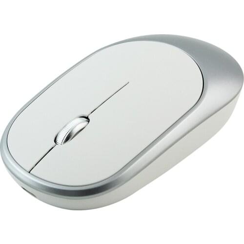 2.4G Wireless Mouse USB Rechargeable Ultra-Thin Silent Mute Office Mice Charging Mouse Opto-electronic PC Laptop Home Mouse Pad