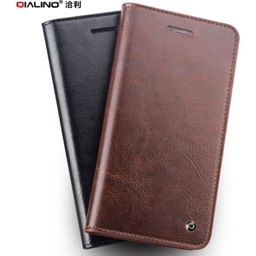 Luxury Ultrathin Flip Genuine Leather Pocket Case for iPhone 6 6S Plus Bussiness Wallet Card Slots Cover for iPhone 6s 6 Plus