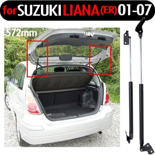 FOR SUZUKI LIANA Estate Saloon (ER) 2001-2007 Gas Lift Supports Struts Prop Rod Shocks Rear Boot Tailgate Trunk Damper 572mm