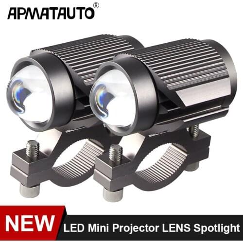 Motorcycle Headlights Hi Lo beam Spotlights 6000LM 6000K 3000K Fog Head Light FOR BMW YAMAHA Aprilia SUZUKI HONDA Benelli 12V