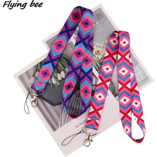 Flyingbee Bohemian Style Creative Lanyard Badge ID Lanyard Phone Rope Key Lanyard Neck Straps Accessories DIY Hang Rope X1942