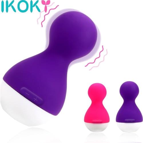 IKOKY 7 Mode Breast Massage Female Masturbator Silicone Vibrator Waterproof Clitoris Stimulation Sex Toys for Woman
