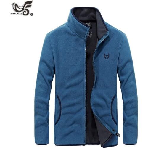 XIYOUNIAO plus size L~6XL7XL8XL Mens Soft shell Fleece Casual Jackets Men outwear Warm Sweatshirt hoodies Thermal Tactical Coats
