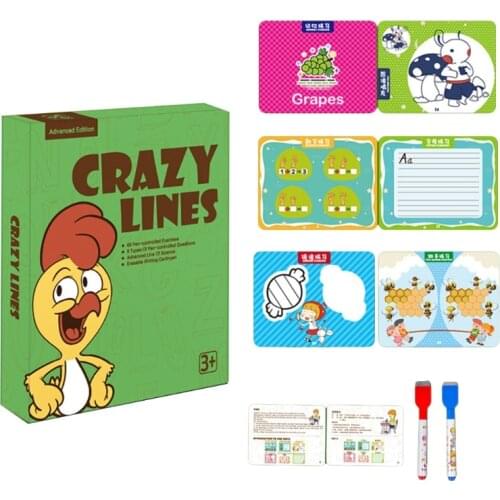 1Set Painting Copybook Play Set Interactive Toys Montessori Educational Baby Toddlers Sensory Holding Drawing Activity