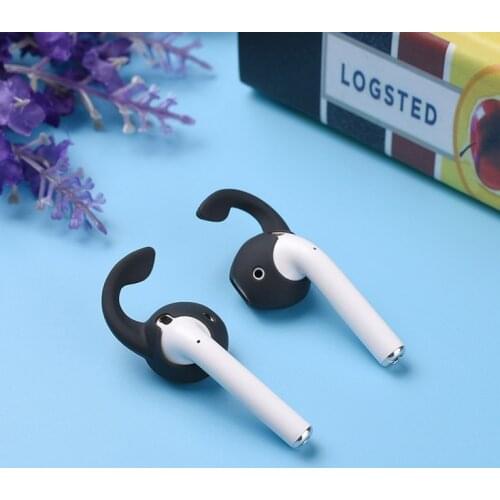 Earphone Cups Earpads For Apple Airpods Air Pods Ear Tips With Ear Hook In-Ear Silicone Eartips Case Cover Ear Pads Earbuds