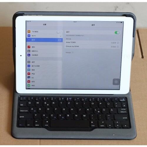 Original Bletooth Keyboard case for 9.7 inch Ipad Air Tablet PC for Ipad 5 Keyboard case cover