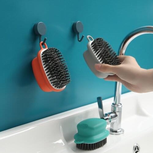 Hangable Soft Bristles Household Laundry Scrubbing Shoes Small Brush Multifunctional Cleaning And Decontamination Board Brush