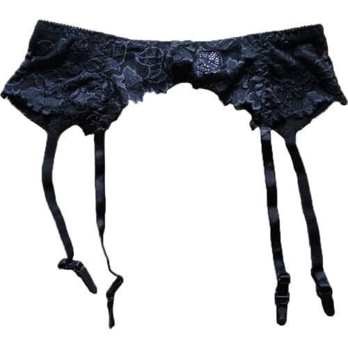 Sexy Women Wedding Garter Double Breasted Lace Garters High Quality Garter Belt For Stockings Ladies Underwear