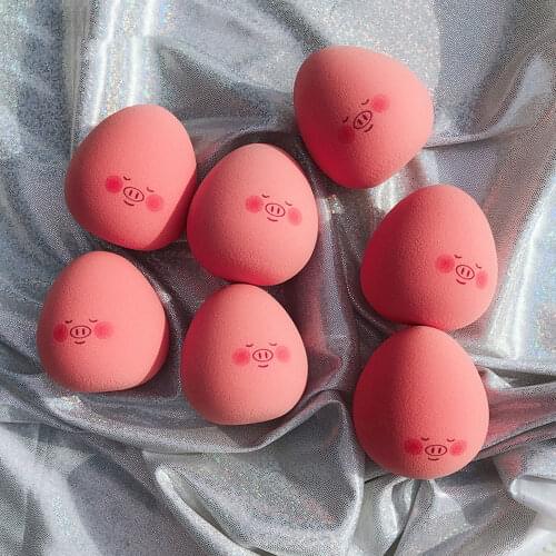 Professional Piggy Cosmetic Puff Makeup Sponge Blending Face Liquid Foundation Cream Make Up Cosmetic Powder Puff