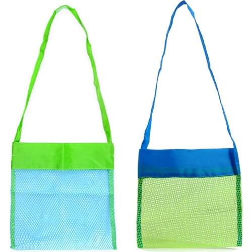 Mesh Bag Tote Beach Storage Shell Net Bag Multifunctional Handbags Kids Sand Object Collect Toys Game Bag Practical Organizer
