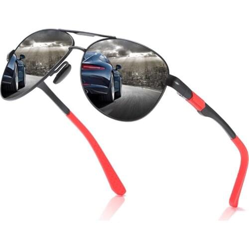 Polarized Sunglasses Men Driving Sun Glasses for Male Aviation Vintage Retro Sunglasses-men Mirror Brand Designer Anti-glare