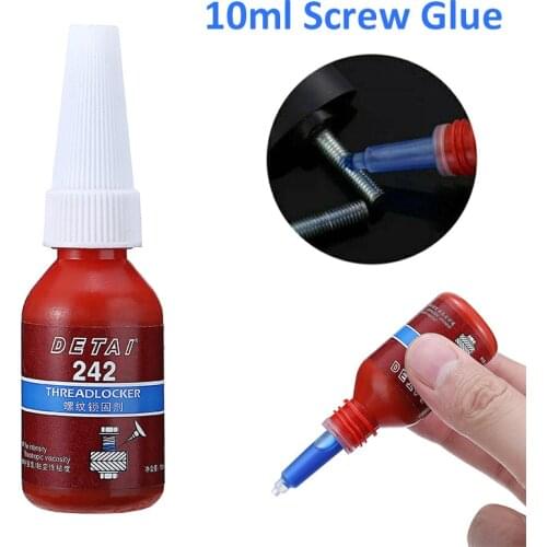 1pc 10ml Screw Glue Thread Locking Agent Sealing Glue Anaerobic Oil Resistance Fast Curing for All Kinds of Metal Thread