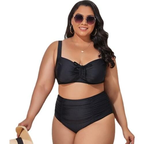 Womens Bathing Suits Push Up Halter Bandage Bikini Floral Printing Swim High Waist Two Piece Swimsuits