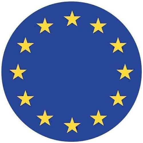 12.2CM*12.2CM Creative European Union Map Decal Car Sticker Flag Car Styling for Daewoo sticker