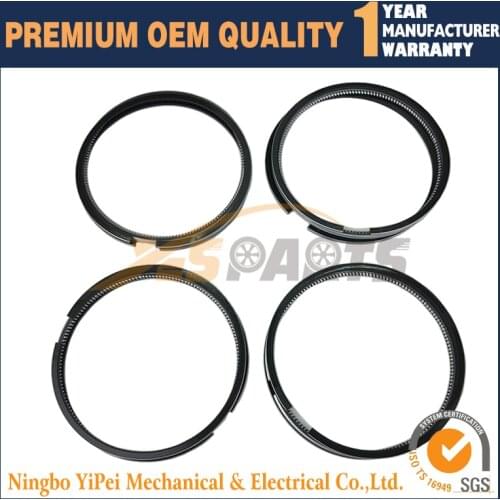 4set STD Piston Ring For Mitsubishi 4D34 4D34T Fuso Canter 3.9L