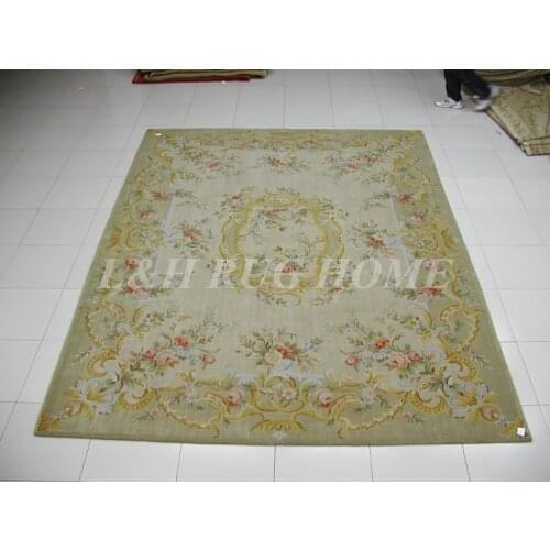 Free shipping 9'x12' 90 Line Royal Savonnerie Carpet, 100% woolen handmade rug