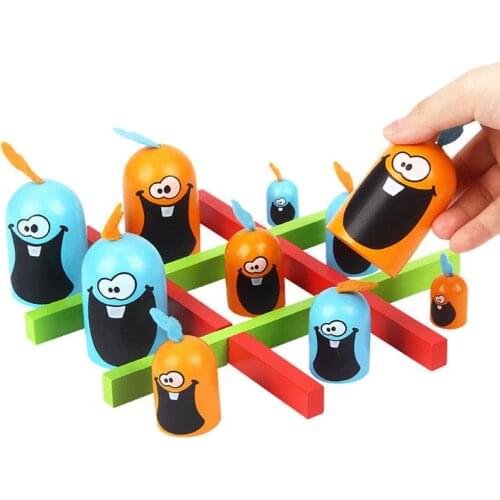 Gobblet Gobblers Chess Board Game Kids Funny Family Parent-Child Party Strategy Game Toy Early Educational Game Party Toy Gift