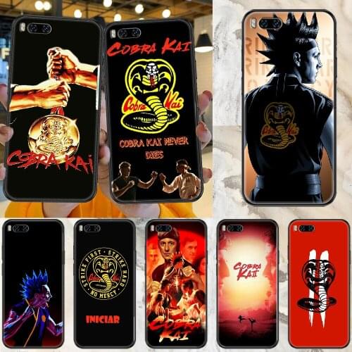Cobra kai tv Phone case For Xiaomi Mi Max Note 3 A2 A3 8 9 9T 10 Lite Pro Ultra black soft cell cover pretty funda luxury back