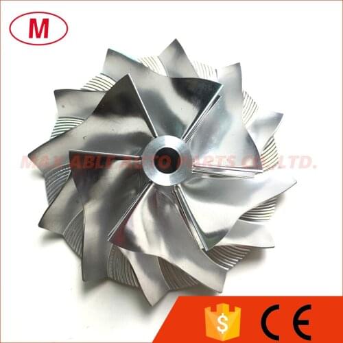 CT26 43.00/67.00mm 6+6 blades Forward Turbo Billet Compressor wheel /Aluminum 2618/Turbocharger Milling compressor wheel