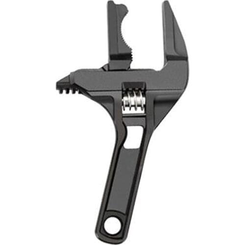 Short Shank Large Opening Bathroom Wrench tool Aluminum Alloy Adjustable Universal Spanner Repair set Tools