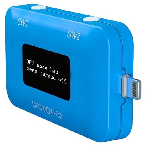 JC DFU BOX C2 For Restoring Rebooting IOS Restore Reboot Instantly SN ECID MODEL Information Reading USB Current voltage Display