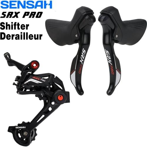 SENSAH SRX PRO 1x11 Speed, 11s Road Groupset R/L Shifter + Rear Derailleurs Kits for Gravel-Bikes Compatible 52T Cassette New