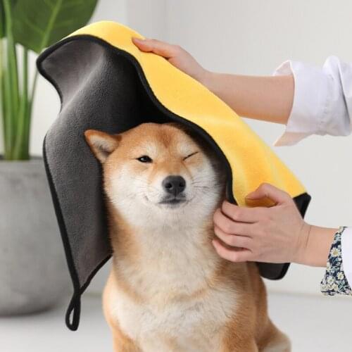 MADDEN Super Absorbent Dog Towels Soft Lint-Free Dogs Bath Towels Microfibe Towels for Washing Kitten Quick-Drying Pet Supplies