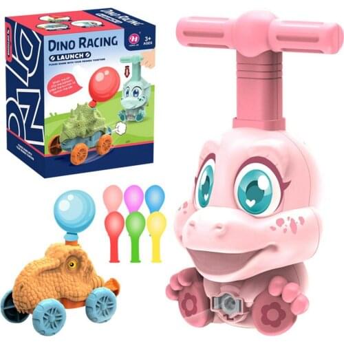 Power Balloon Launch Tower Toy Puzzle Fun Education Inertia Air Power Balloon Car Science Experimen Toy for Children Gifts