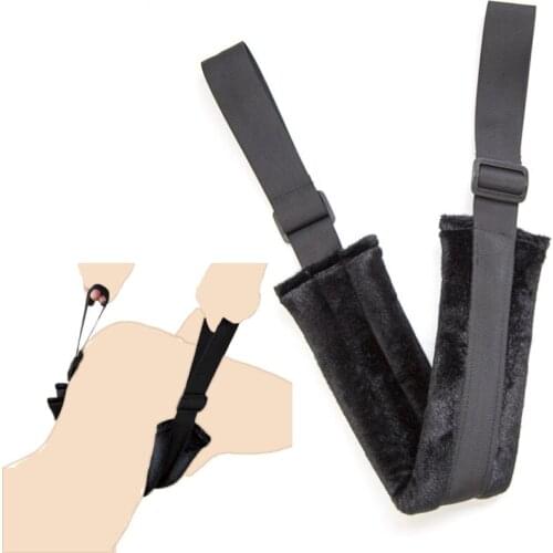Soft Plush Thicken Waist Restraint Doggy Belt Sex Bondage Durable Adjust Strap On SM Bundled Binding Flirting Kit For Couple