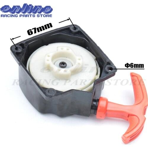 New Easy Pull Start recoil Starter pullstarter For 2 Stroke 36cc 43cc 49cc Pocket Mini Moto Dirt Bike Gas Moped Scooter Minimoto